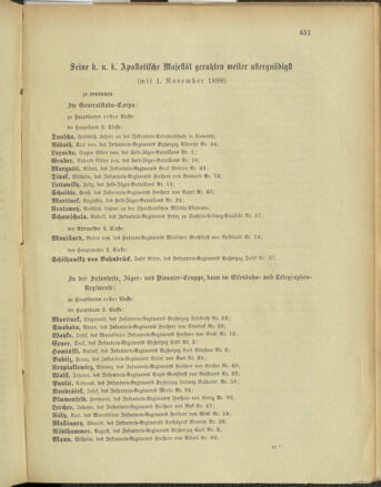 Kaiserlich-königliches Armee-Verordnungsblatt: Personal-Angelegenheiten 18981030 Seite: 33