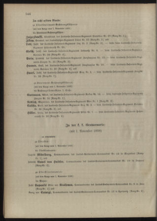 Kaiserlich-königliches Armee-Verordnungsblatt: Personal-Angelegenheiten 18981118 Seite: 16