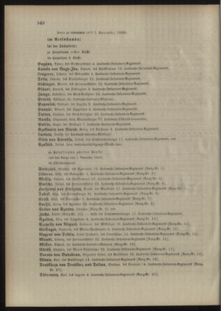 Kaiserlich-königliches Armee-Verordnungsblatt: Personal-Angelegenheiten 18981118 Seite: 20