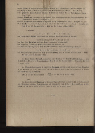 Kaiserlich-königliches Armee-Verordnungsblatt: Personal-Angelegenheiten 19000109 Seite: 6