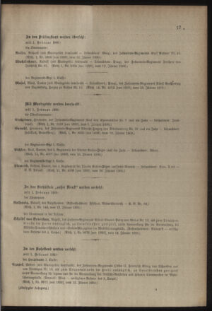 Kaiserlich-königliches Armee-Verordnungsblatt: Personal-Angelegenheiten 19000118 Seite: 5