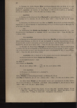 Kaiserlich-königliches Armee-Verordnungsblatt: Personal-Angelegenheiten 19000210 Seite: 2