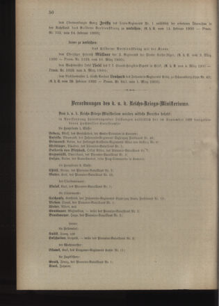 Kaiserlich-königliches Armee-Verordnungsblatt: Personal-Angelegenheiten 19000312 Seite: 6