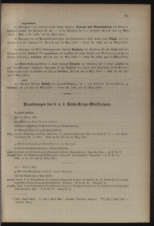 Kaiserlich-königliches Armee-Verordnungsblatt: Personal-Angelegenheiten 19000317 Seite: 5