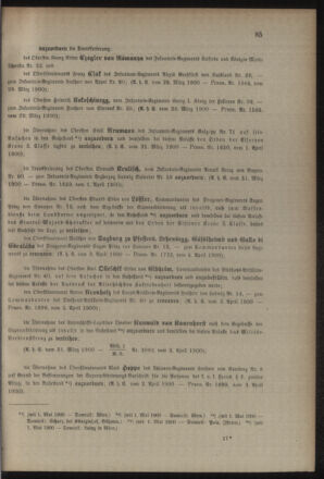 Kaiserlich-königliches Armee-Verordnungsblatt: Personal-Angelegenheiten 19000405 Seite: 3