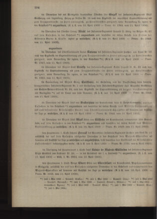 Kaiserlich-königliches Armee-Verordnungsblatt: Personal-Angelegenheiten 19000413 Seite: 2