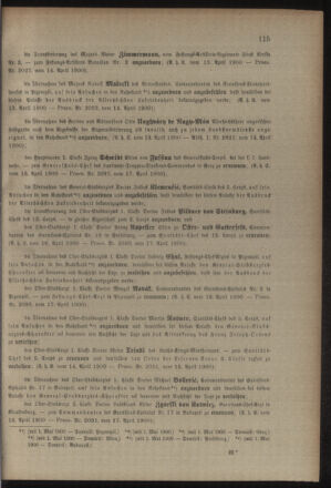 Kaiserlich-königliches Armee-Verordnungsblatt: Personal-Angelegenheiten 19000418 Seite: 3