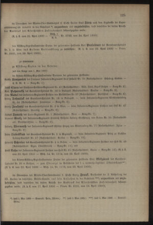 Kaiserlich-königliches Armee-Verordnungsblatt: Personal-Angelegenheiten 19000425 Seite: 5