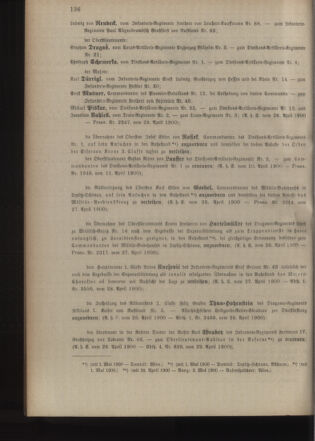 Kaiserlich-königliches Armee-Verordnungsblatt: Personal-Angelegenheiten 19000429 Seite: 2