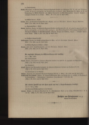 Kaiserlich-königliches Armee-Verordnungsblatt: Personal-Angelegenheiten 19000429 Seite: 20