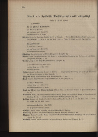 Kaiserlich-königliches Armee-Verordnungsblatt: Personal-Angelegenheiten 19000429 Seite: 70