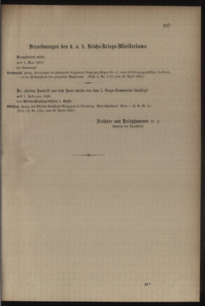 Kaiserlich-königliches Armee-Verordnungsblatt: Personal-Angelegenheiten 19000501 Seite: 3