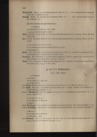 Kaiserlich-königliches Armee-Verordnungsblatt: Personal-Angelegenheiten 19000521 Seite: 14