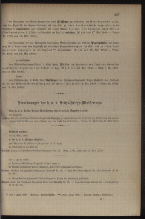 Kaiserlich-königliches Armee-Verordnungsblatt: Personal-Angelegenheiten 19000529 Seite: 3