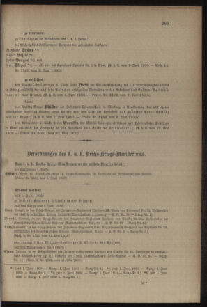 Kaiserlich-königliches Armee-Verordnungsblatt: Personal-Angelegenheiten 19000609 Seite: 3