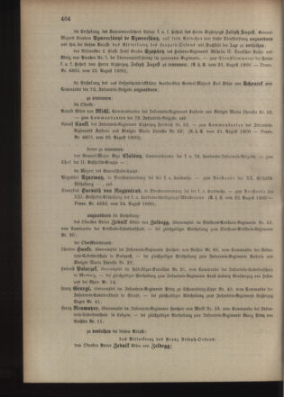 Kaiserlich-königliches Armee-Verordnungsblatt: Personal-Angelegenheiten 19000829 Seite: 2