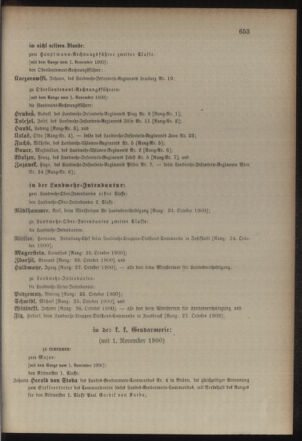 Kaiserlich-königliches Armee-Verordnungsblatt: Personal-Angelegenheiten 19001121 Seite: 15