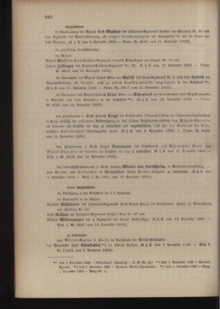 Kaiserlich-königliches Armee-Verordnungsblatt: Personal-Angelegenheiten 19001121 Seite: 2