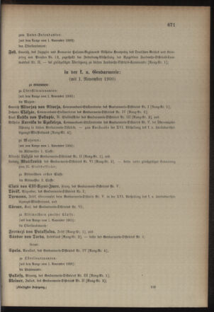 Kaiserlich-königliches Armee-Verordnungsblatt: Personal-Angelegenheiten 19001121 Seite: 33