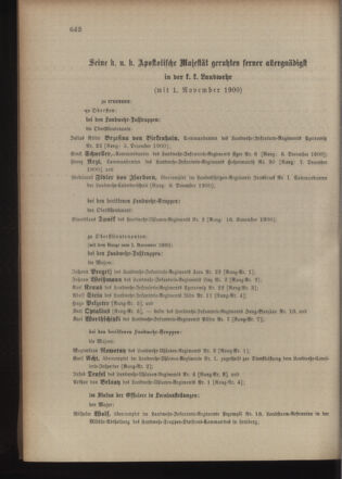 Kaiserlich-königliches Armee-Verordnungsblatt: Personal-Angelegenheiten 19001121 Seite: 4