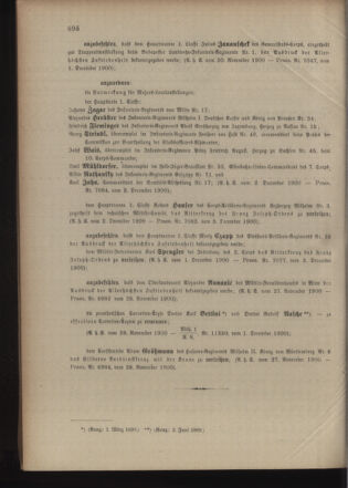 Kaiserlich-königliches Armee-Verordnungsblatt: Personal-Angelegenheiten 19001207 Seite: 2