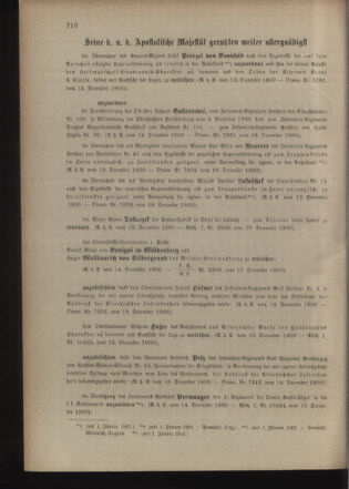 Kaiserlich-königliches Armee-Verordnungsblatt: Personal-Angelegenheiten 19001221 Seite: 2