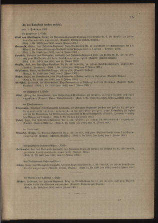 Kaiserlich-königliches Armee-Verordnungsblatt: Personal-Angelegenheiten 19010117 Seite: 9