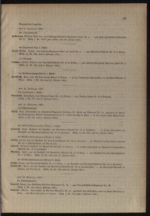 Kaiserlich-königliches Armee-Verordnungsblatt: Personal-Angelegenheiten 19010209 Seite: 7