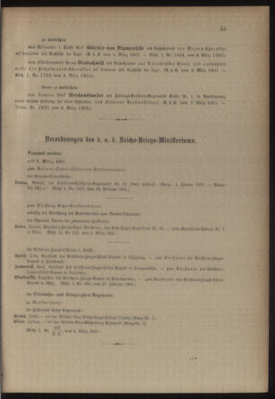 Kaiserlich-königliches Armee-Verordnungsblatt: Personal-Angelegenheiten 19010309 Seite: 3