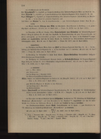 Kaiserlich-königliches Armee-Verordnungsblatt: Personal-Angelegenheiten 19010420 Seite: 4