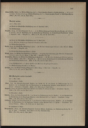 Kaiserlich-königliches Armee-Verordnungsblatt: Personal-Angelegenheiten 19010430 Seite: 19