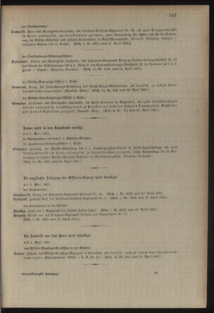 Kaiserlich-königliches Armee-Verordnungsblatt: Personal-Angelegenheiten 19010430 Seite: 21