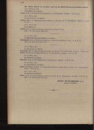 Kaiserlich-königliches Armee-Verordnungsblatt: Personal-Angelegenheiten 19010430 Seite: 22