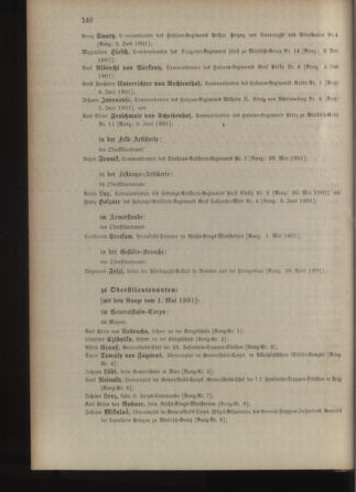 Kaiserlich-königliches Armee-Verordnungsblatt: Personal-Angelegenheiten 19010430 Seite: 26