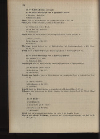 Kaiserlich-königliches Armee-Verordnungsblatt: Personal-Angelegenheiten 19010430 Seite: 62