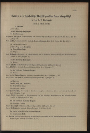 Kaiserlich-königliches Armee-Verordnungsblatt: Personal-Angelegenheiten 19010515 Seite: 5