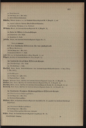 Kaiserlich-königliches Armee-Verordnungsblatt: Personal-Angelegenheiten 19010515 Seite: 9