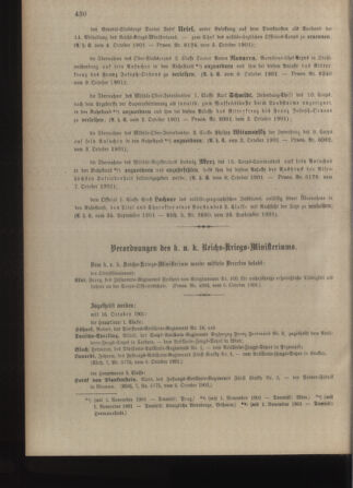 Kaiserlich-königliches Armee-Verordnungsblatt: Personal-Angelegenheiten 19011010 Seite: 4