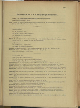 Kaiserlich-königliches Armee-Verordnungsblatt: Personal-Angelegenheiten 19011019 Seite: 13