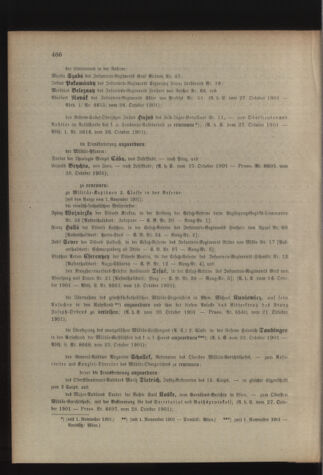 Kaiserlich-königliches Armee-Verordnungsblatt: Personal-Angelegenheiten 19011030 Seite: 10