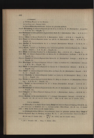 Kaiserlich-königliches Armee-Verordnungsblatt: Personal-Angelegenheiten 19011030 Seite: 12