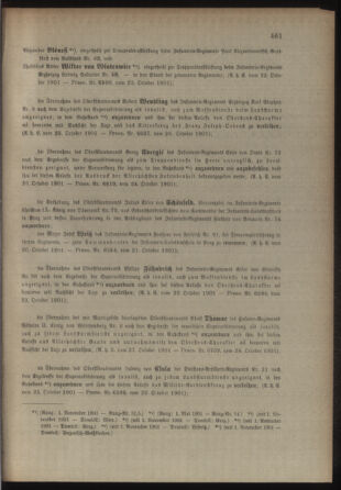 Kaiserlich-königliches Armee-Verordnungsblatt: Personal-Angelegenheiten 19011030 Seite: 5