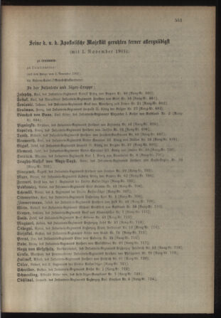 Kaiserlich-königliches Armee-Verordnungsblatt: Personal-Angelegenheiten 19011030 Seite: 95