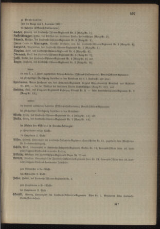 Kaiserlich-königliches Armee-Verordnungsblatt: Personal-Angelegenheiten 19011120 Seite: 11