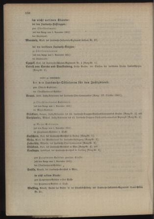 Kaiserlich-königliches Armee-Verordnungsblatt: Personal-Angelegenheiten 19011120 Seite: 12