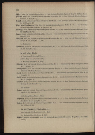 Kaiserlich-königliches Armee-Verordnungsblatt: Personal-Angelegenheiten 19011120 Seite: 14