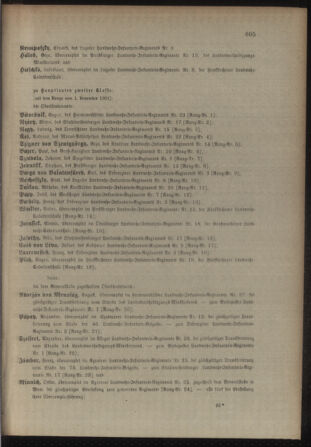 Kaiserlich-königliches Armee-Verordnungsblatt: Personal-Angelegenheiten 19011120 Seite: 19