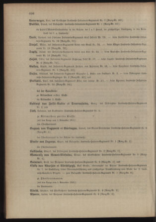 Kaiserlich-königliches Armee-Verordnungsblatt: Personal-Angelegenheiten 19011120 Seite: 22