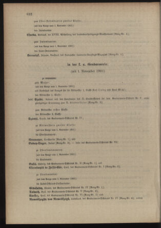 Kaiserlich-königliches Armee-Verordnungsblatt: Personal-Angelegenheiten 19011120 Seite: 26