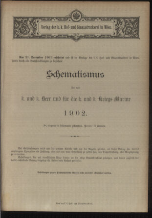 Kaiserlich-königliches Armee-Verordnungsblatt: Personal-Angelegenheiten 19011207 Seite: 13